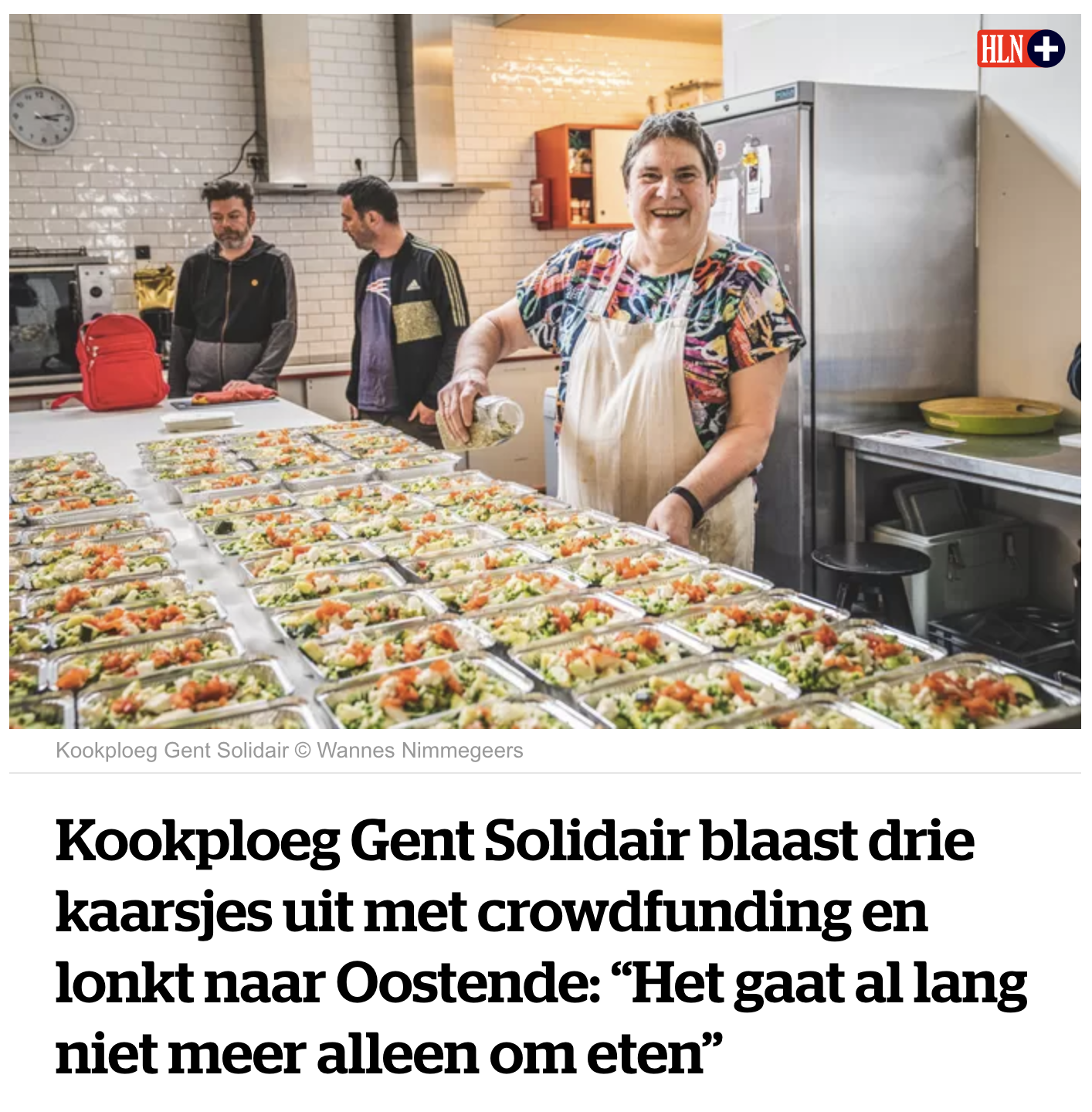 Kookploeg in de pers: "Het gaat al lang niet meer alleen om eten"